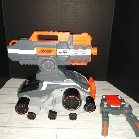 Nerf N-Strike Elite Terrascout Drone w/ Controller & Battery Missing Wheel Bands - Picture 5 of 14